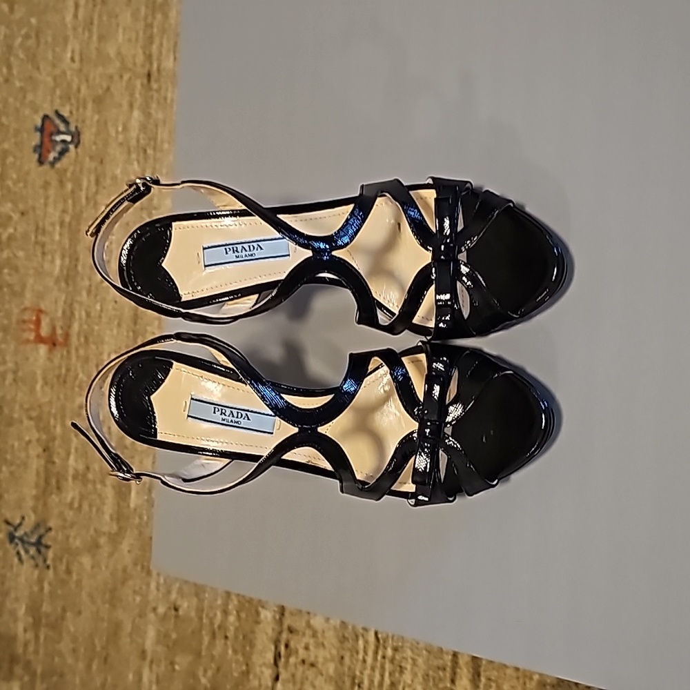 Prada black heels